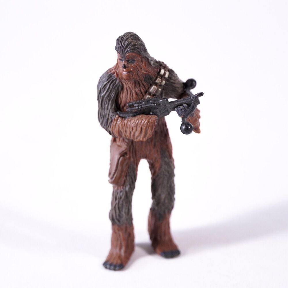 Disney Star Wars Chewbacca 3.75" Action Figure Toy Figurine w/ Crossbow 2007